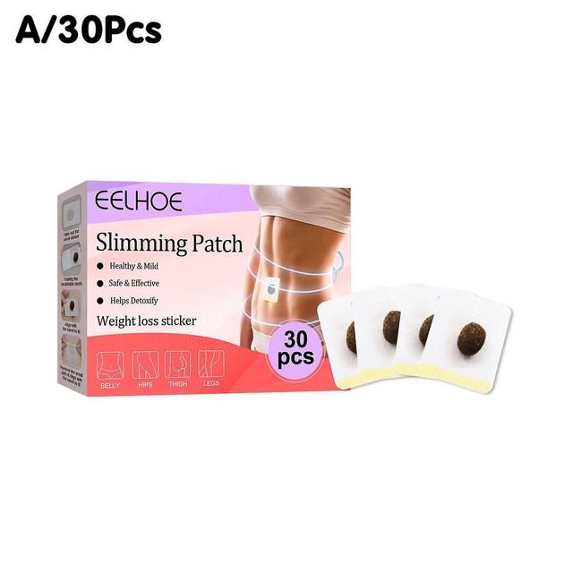 Coscelia 30/60pcs Fat Burning Patches Belly Stickers Chinese Medicine Slimming Products Body Belly Detox Lose Weight Navel Slim Patch 30pcs on Productcaster.