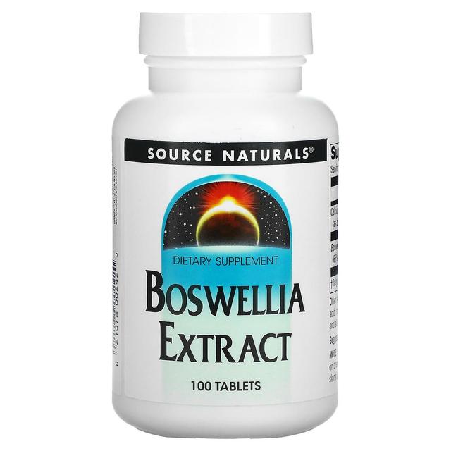 Source Naturals, Boswellia Extract, 100 Tablets on Productcaster.