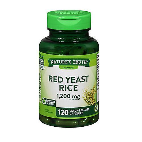 Nature's Truth Nature'S Truth Rode Gist Rijst Quick Release Capsules, 600 mg, 120 caps (1 stuks) on Productcaster.