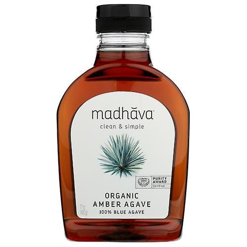 Madhava Honey Agave Nectar Amber Raw, Case of 6 X 17 Oz (Pack of 1) on Productcaster.