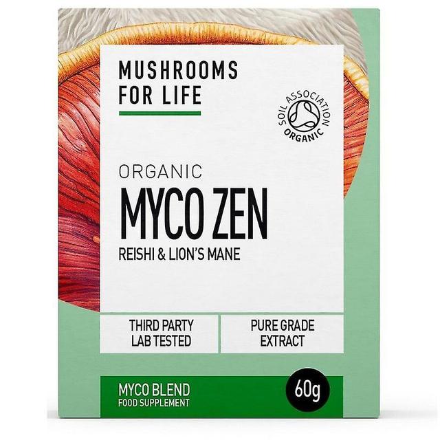 Mushrooms4Life Huby na celý život Bio Myco Zen prášok 60g (MFL229) on Productcaster.