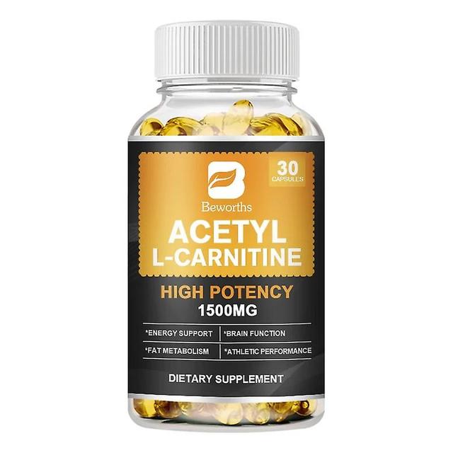 Eccpp Acetyl L-carnitine Capsule For Metabolic Energy Fitness Exercise Dietary Supplement Performance&muscle Recovery Adult 30pcs on Productcaster.