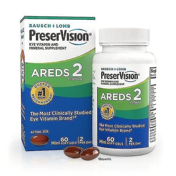 Tmal Preservision Areds 2 Formel + Multivitamin, Vitamin- und Mineralstoffpräparat für die Augen mit Lutein und Zeaxanthin, 60 Weichkapseln on Productcaster.