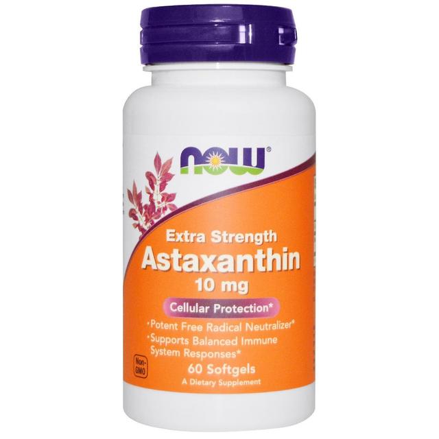 NOW Foods Jetzt Lebensmittel, Astaxanthin, 10 mg, 60 Softgels on Productcaster.