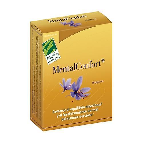 Cien por Cien Natural Mental comfort emotional balance 30 capsules on Productcaster.