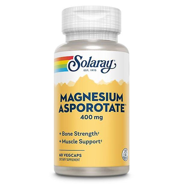 Solaray magnesium asporotate 400 mg | aspartate, orotate & citrate complex | healthy heart, muscle, nerve & circulatory support 60 vegcaps on Productcaster.