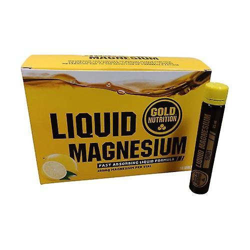 Gold Nutrition Magnesium 10 vials of 25ml (Lemon) on Productcaster.