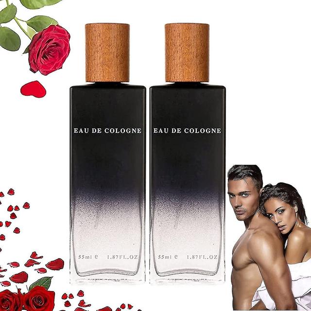 Pheromon Cologne für Männer ziehen Frauen an, Feromone Sense Feel Natural Body Mist, lang anhaltende Männer per 2 bottles Black on Productcaster.