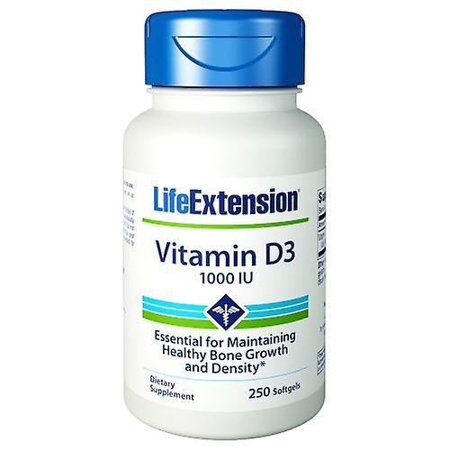 Life Extension Vitamin D3,25 mcg (1000 IU) ,250 Softgels (Pack of 3) on Productcaster.