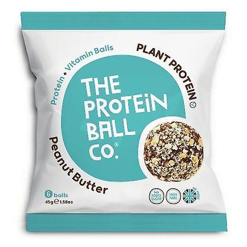 The Protein Ball Co. Plant Protein Peanut Butter - 45g - Pack of 10 on Productcaster.