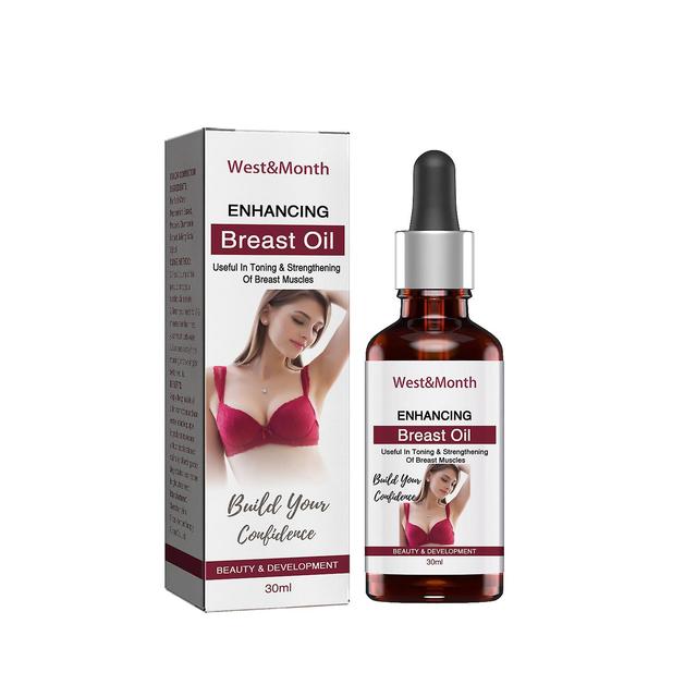 West&Month 30ml Breast Care Massage Essential Oil, Breast Essential Oil, Breast Firming, Plump, Tight and Beautiful Breasts 1pc on Productcaster.