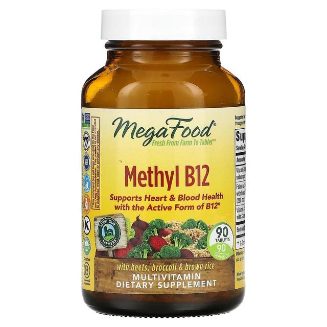 MegaFood, Metyl B12, 90 tabletek on Productcaster.