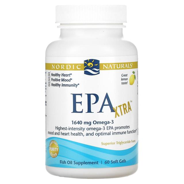 Nordic Naturals, EPA Xtra, Lemon, 60 Soft Gels on Productcaster.