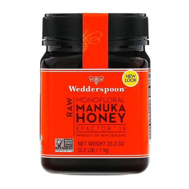 Wedderspoon, Mel Manuka Monofloral Cru, KFactor 16, 2,2 lb (1 kg) on Productcaster.