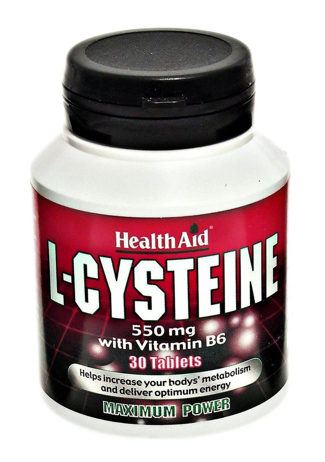 Health aid l-cysteine 550mg with vitamin b6 30's on Productcaster.