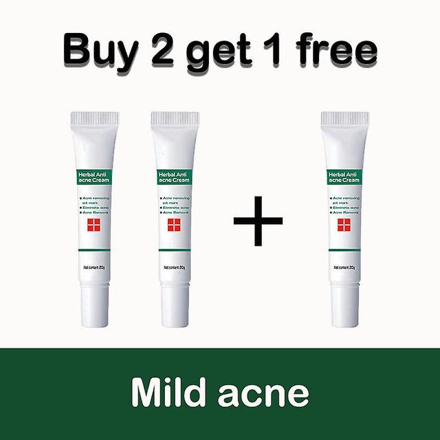 Face Anti-acne creme til at fjerne acne og acne mærker, planteekstrakter, effektiv, antiinflammatorisk, hudreparation, foliekontrol Buy 2 get 1 free on Productcaster.