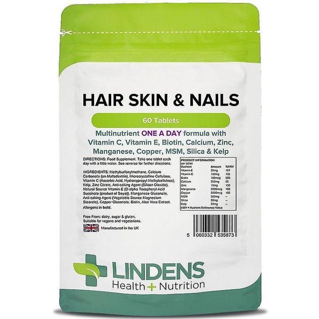 Lindens Hair Skin & Nails Tablets 60 (5873) on Productcaster.