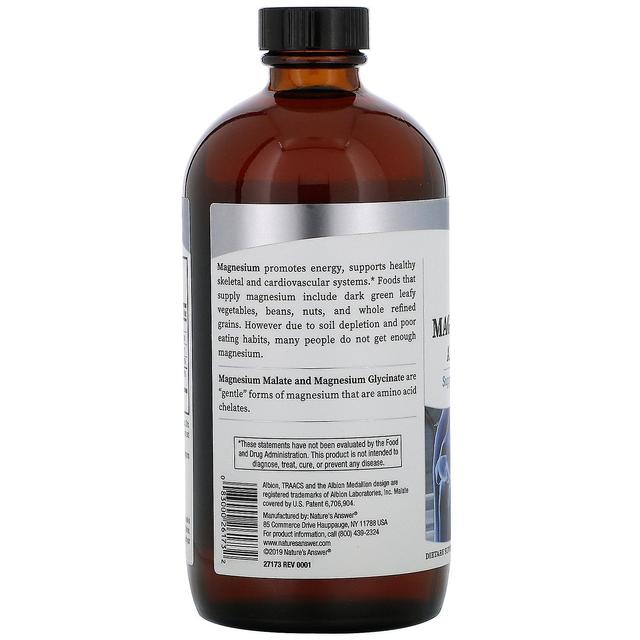 Nature's Answer, Liquid Magnesium Malate en Glycinate, 16 fl oz (480 ml) on Productcaster.