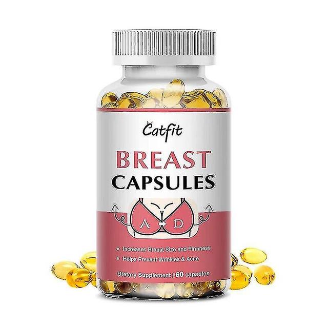 Nature Pueraria Lobata Papaya Extract Capsule Breast Enlargement Capsules Bust Firming Elasticity Chest Chest Cup-up High Quality 60pcs on Productcaster.