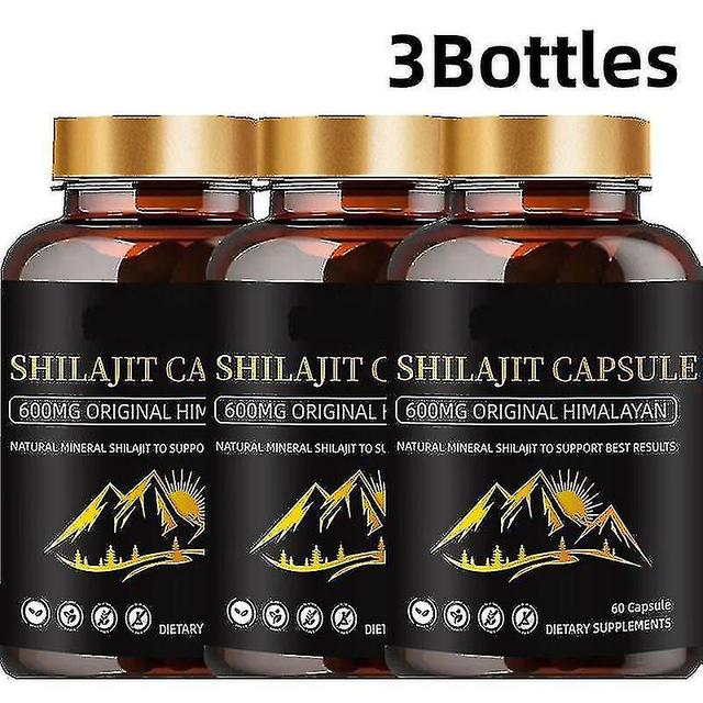 180 Capsules Himalayan Pure Shilajit 60 Naturally Occurring Fulvic Acid Extract_Feb on Productcaster.