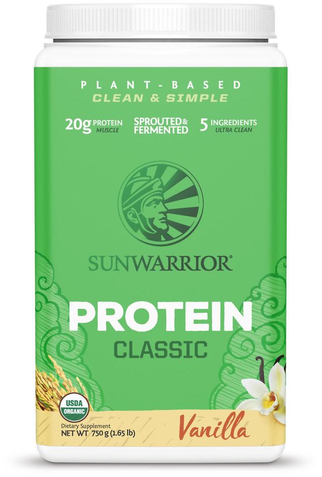 Sunwarrior Protein klasická vanilka 750 gr on Productcaster.