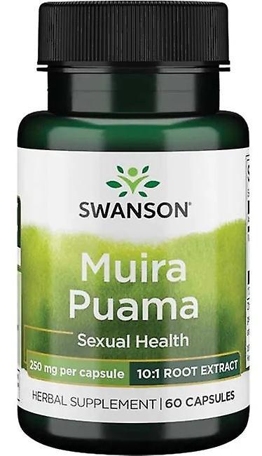 Swanson Muira Puama 250 mg 60 Capsules 55 gr on Productcaster.