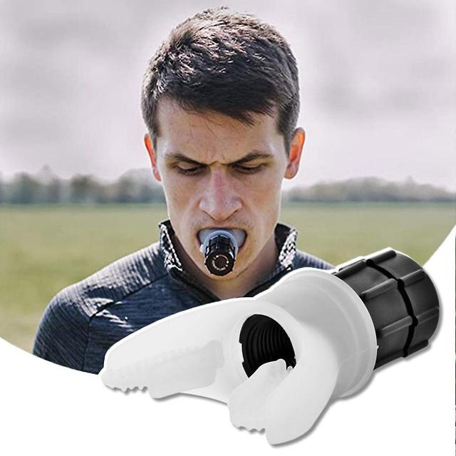 Shakub Sports Breathing Expiratory Trainer Lung Health Exerciser High Altitude Training White Black on Productcaster.