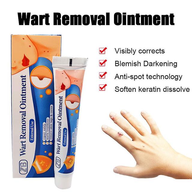 3pcs Botanical Herbal Extract Wart Eliminator Cream Peel Off Plantar Warts Dressing Swollen Reduce Friction Skin Repair Ointment on Productcaster.