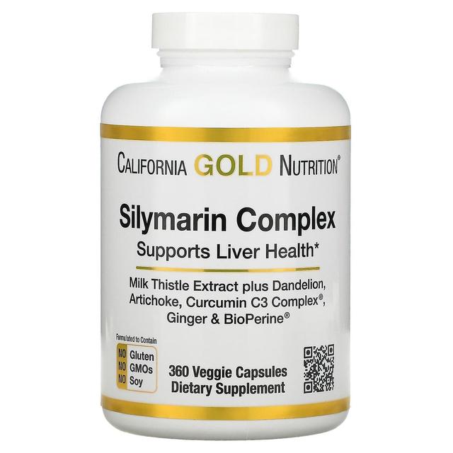 California Gold Nutrition, Silymarin Complex, Milk Thistle Extract Plus Dandelion, Artichoke, Curcum on Productcaster.