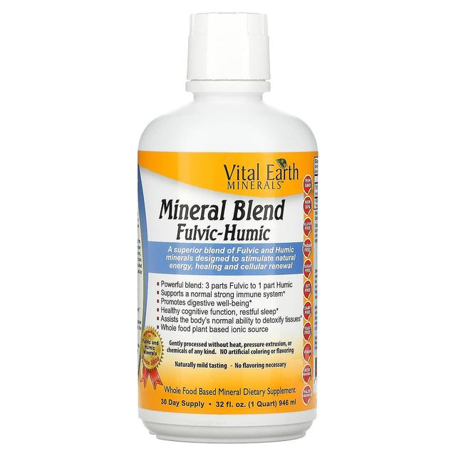 Vital Earth Minerals, mineraaliseos fulvic-humic, 32 fl oz (946 ml) on Productcaster.