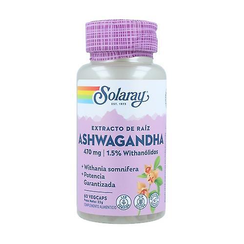 Solaray Ashwagandha 60 vegetable capsules on Productcaster.