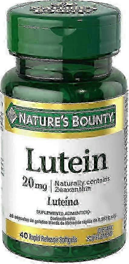 Natures Bounty Príroda ' s Bounty lutein, 20 mg, softgels, 40 EA on Productcaster.