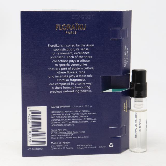 Sove på taket av Floraiku Eau De Parfum (prøve) 1.69oz/1.5ml Spray New 1.69 oz on Productcaster.