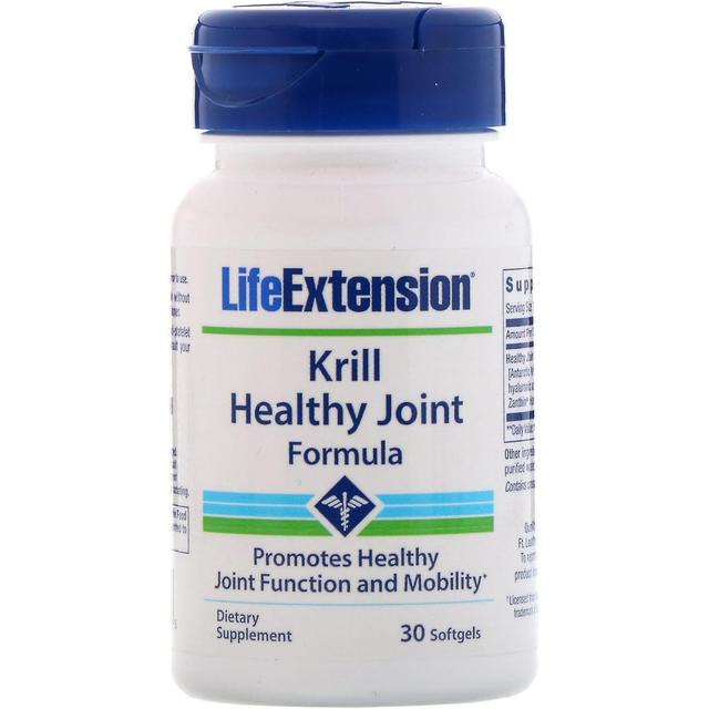 Life Extension, Krill Healthy Joint Formula, 30 Softgels on Productcaster.