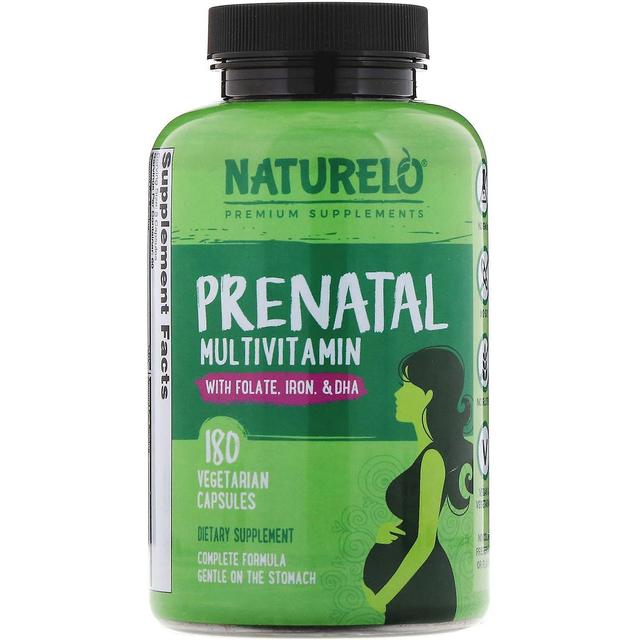 NATURELO, Prenatal Multivitamin, 180 Vegetarian Capsules on Productcaster.