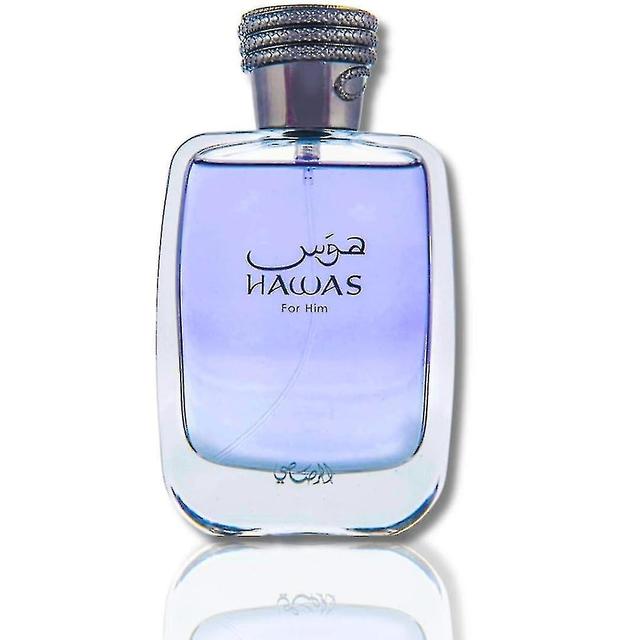 HAWAS FOR HIM Eau De Parfum 100ML (3.4 OZ), Long-Lasting Pour Homme Spray, Aquatic Scent Designed to Embody Masculine on Productcaster.