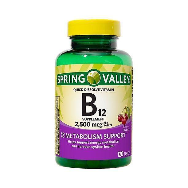 Spring Valley Jarné údolie vitamín B12 tablety, 2500 mcg, 120 ct on Productcaster.