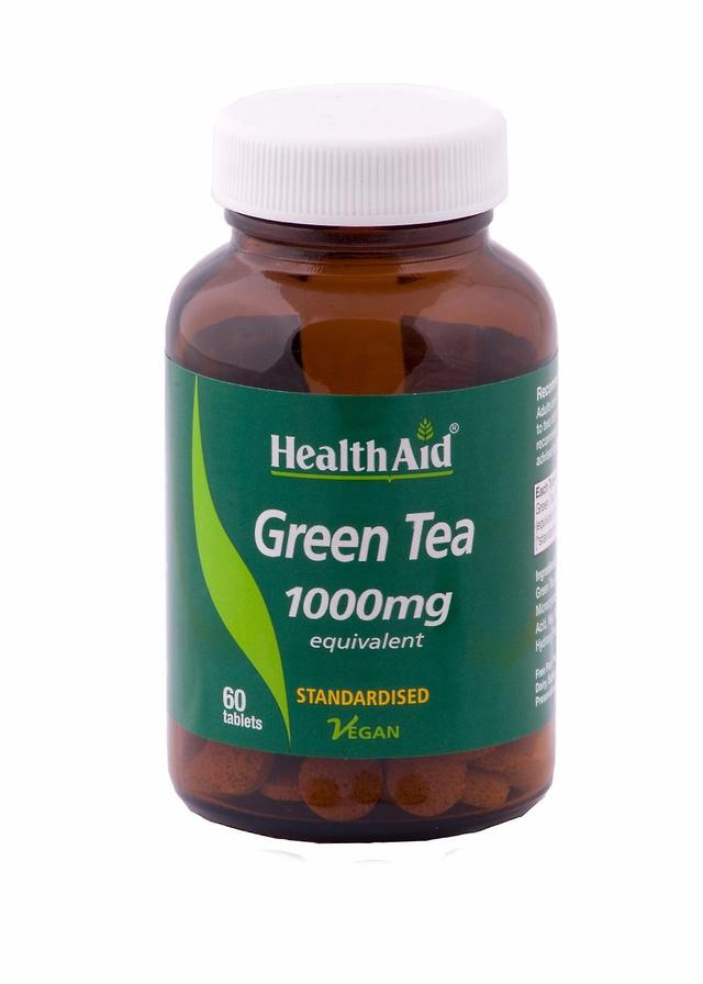 Health Aid Green Tea Extract 1000mg - Standardised, 60 Tablets on Productcaster.