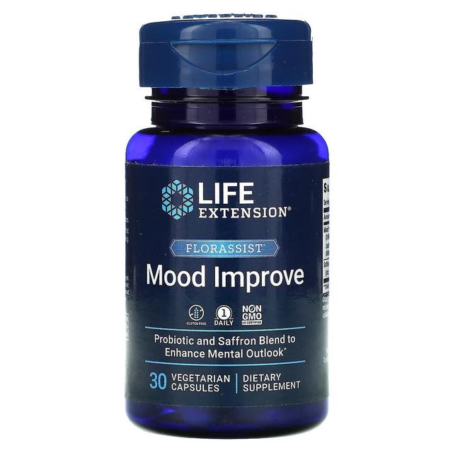 Life Extension, FLORASSIST Mood Improve, 30 Vegetarian Capsules on Productcaster.