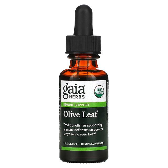 Gaia Herbs, Olive Leaf, 1 fl oz (30 ml) on Productcaster.