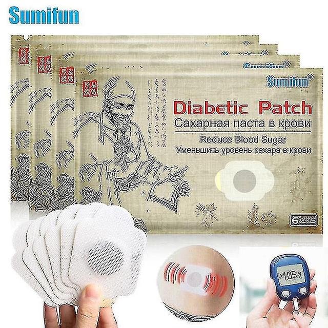 Chongchong Exquisite 24pcs/4bags Diabetic Patches Stabilizes Blood Sugar Balance Glucose Content Herbal Stickers Medical Plaster Health Care D2464 on Productcaster.