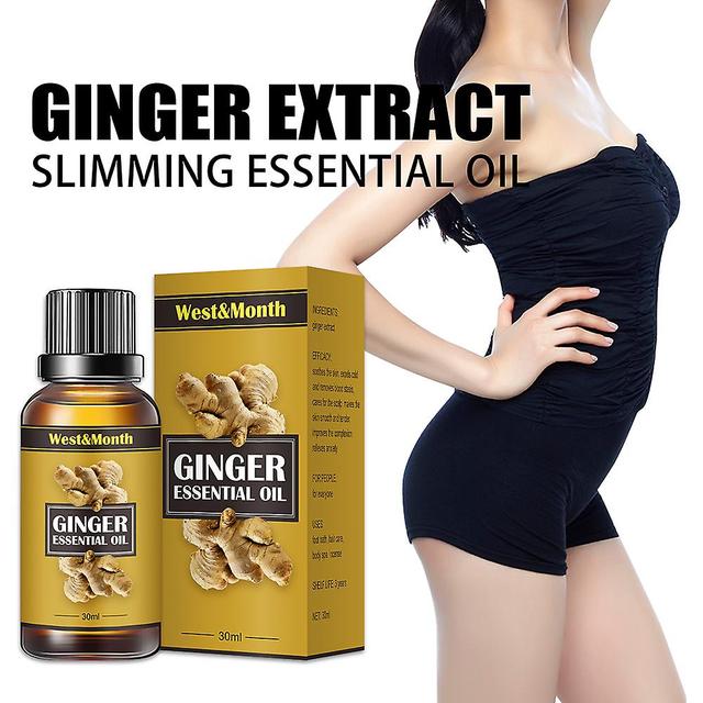 30ml Weight Loss Belly Drainage Ginger Essential Oil Natural Body Massage on Productcaster.