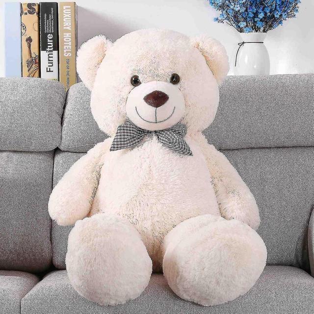 Teddy Bear Xxl Giant Soft 1.2m Stuffed Animal Doll Kids Gift For Girlfriend Valentine's Day (white) on Productcaster.