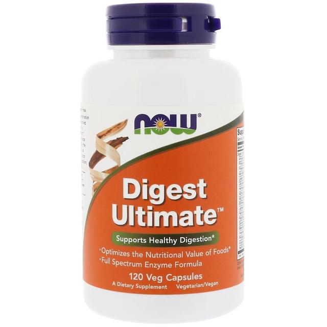 NOW Foods Nu Foods, Digest Ultimate, 120 Veg Kapsler on Productcaster.