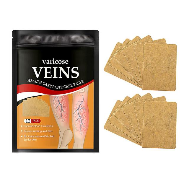 Xbedy 12 Pcs Varices Veine Santé Patch Varicosité Angiitis Patch Soins De Santé Plâtre CNO.009489 on Productcaster.