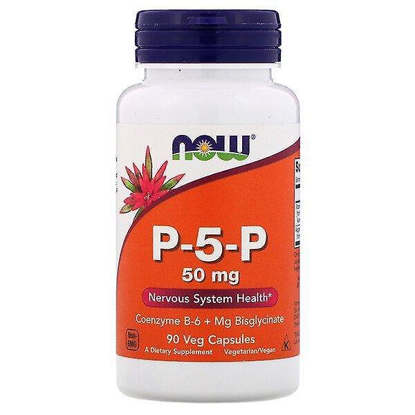 NOW Foods Jetzt Lebensmittel, P-5-P, 50 mg, 90 Veg Kapseln on Productcaster.