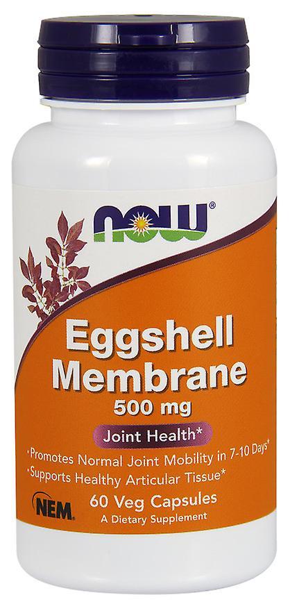 NOW Foods Nå matvarer eggeskallmembran 500 mg 60 vegetabilske kapsler 733739033734 on Productcaster.