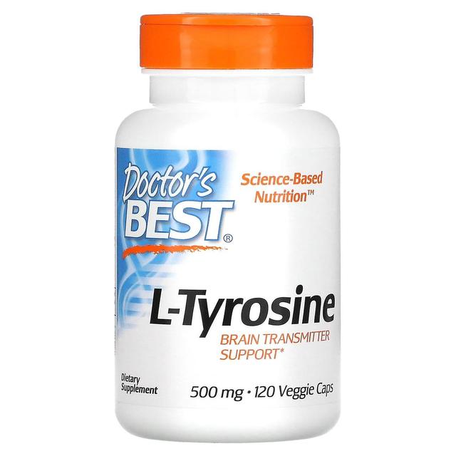 Doctor's Best, L-tyrosiini, 500 mg, 120 kasviskorkkia on Productcaster.