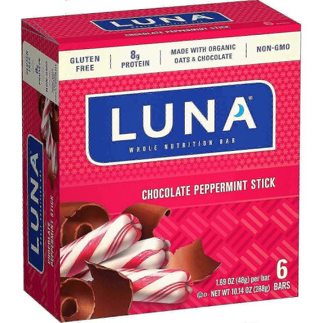 Luna Bar Luna čokoládové mäty piepornej výživové tyčinky, 6 ea on Productcaster.