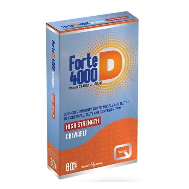 Quest Vitamins Forte D 4000iu Tabs 60 (601033) on Productcaster.